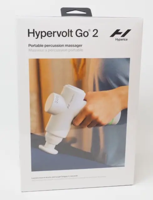 Hyperice Hypervolt Go 2.0 Handmassagegerät weiß für Massagen und  Entspannung