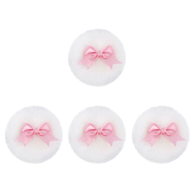 Plüsch- Bogen Puff Kosmetisches Kissen Puff Für Pulver Tragbar Super Weich