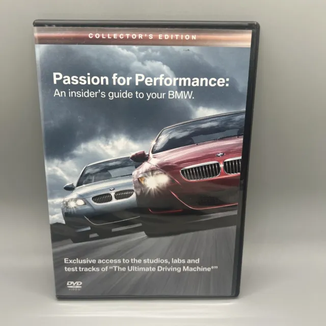 BMW Passion For Performance DVD-COLLECTORS EDITION - Studios, Labs, Test Tracks-