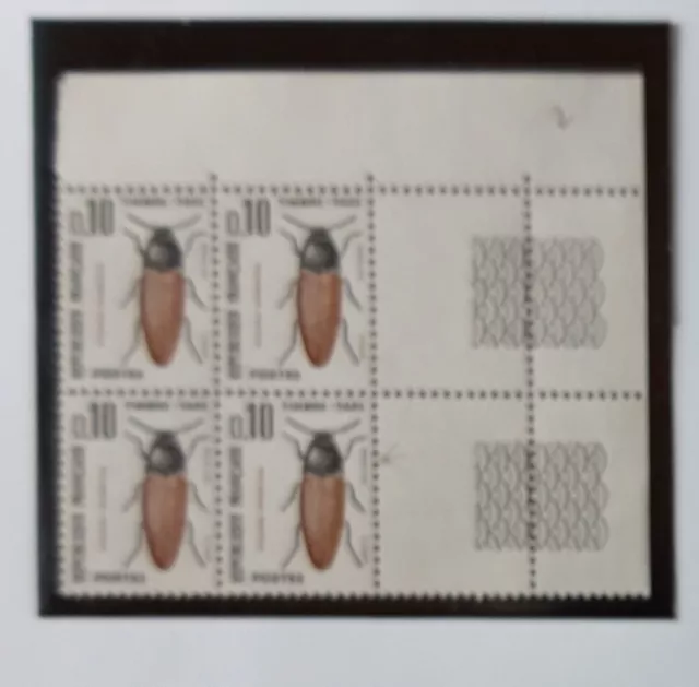 Philatélie France : lot taxes coléoptères variétés 0,10 et 0,20 €