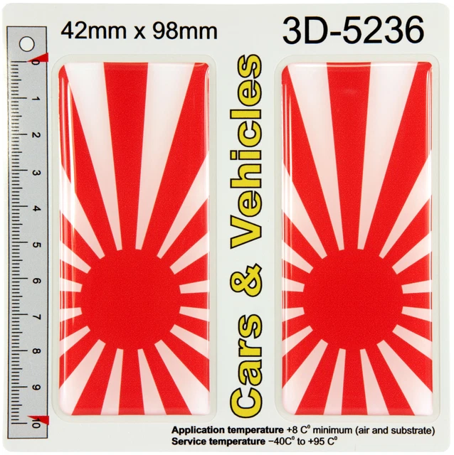 2x Turkish Flag 3D Domed Number Plate Stickers – Badge Decals, Turkey Theme 1 thumbnail image