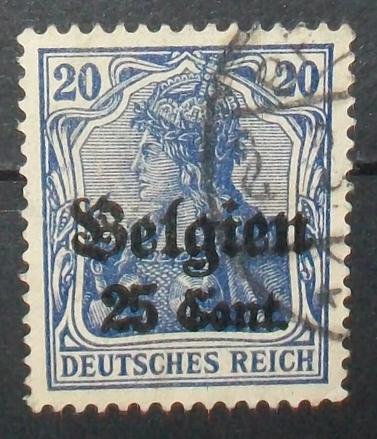 N°1547S STAMP GERMAN LANDESPOST IN BELGIEN CANCELED Aus