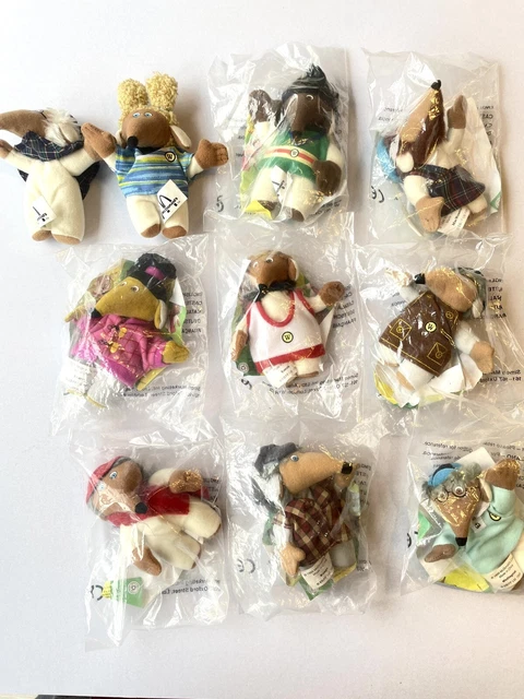 Wombles Collection 1999 Mc Donald’s happy meal toys x10 collectable