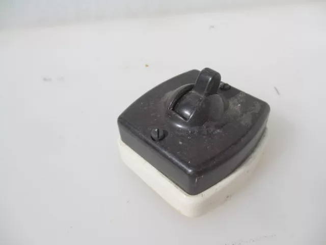 Vintage Bakelite Light Switch Antique Old Art Deco Dolly 1930's