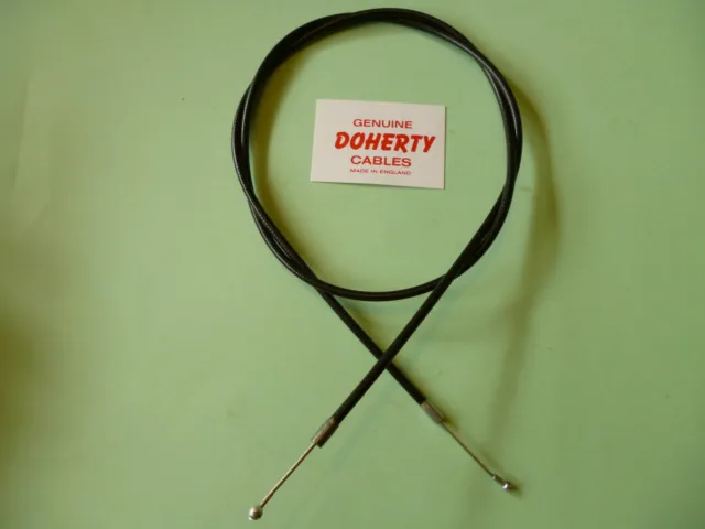 Bsa Bantam D1 D3 Throttle Cable 'New'  90-8535 Uk Made Genuine Doherty