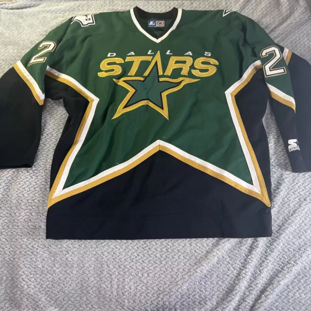 STARTER, Shirts, Vtg Dallas Stars Jersey Nhl Hockey Starter Size Xl  Stitched White