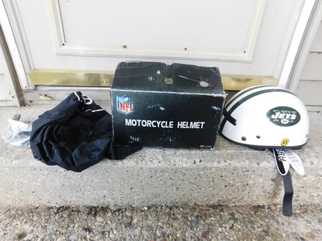 Brogies Bbh New York Jets Motorcycle Helmet New In Box