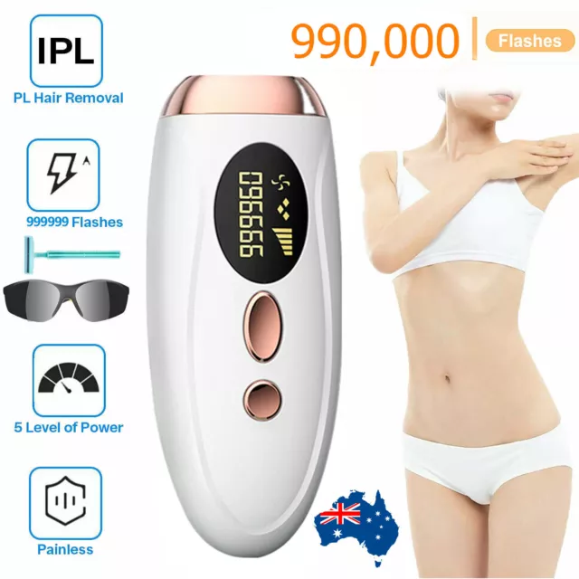 990,000 Laser Hair Removal Machine IPL Permanent Painless Epilator Body Facial