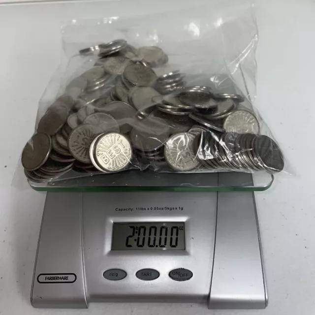 Pachislo Japanese Slot Machine Tokens Daiwas Sumiyoshi Mixed Coin Lot Two Pounds