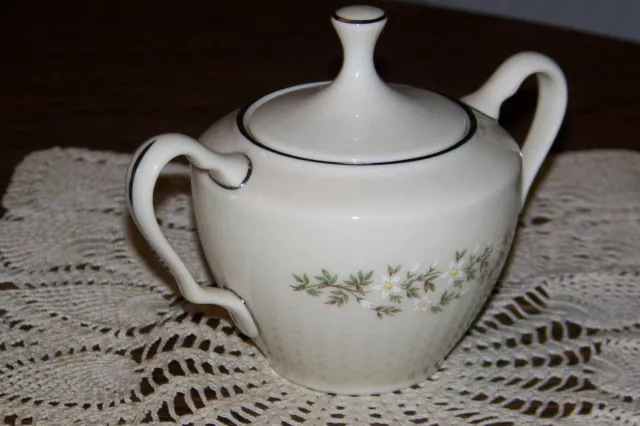 Lenox USA - Brookdale H500 - Full-sized Lidded Sugar Bowl - Superior Condition 2