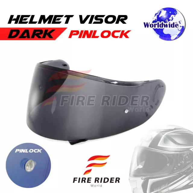 Racing Helmet Visor Shield Pinlock Pin Dark Smoke For Shoei Neotec GT AIR GT-Air