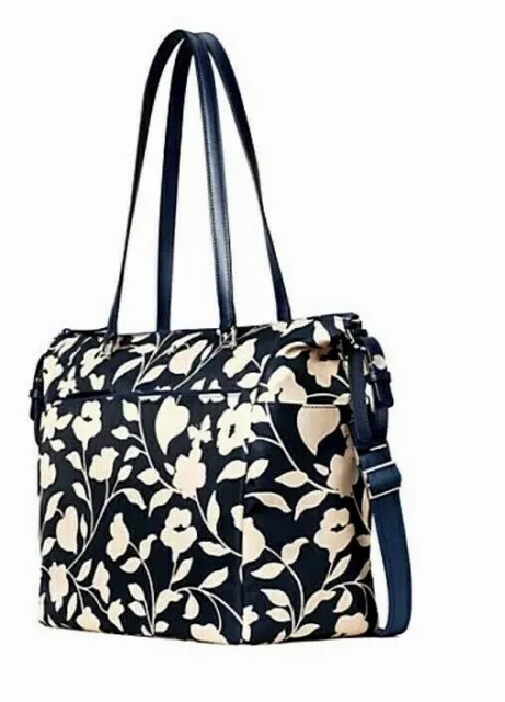 New Kate Spade Jae Garden Vine Baby Bag handbag Nightcap multi / Dust bag 3