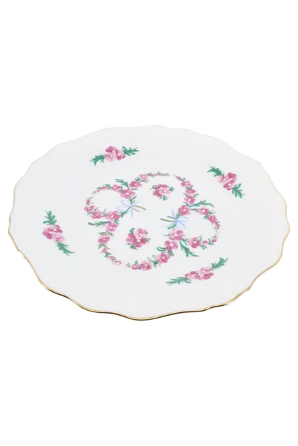 Piatto da collezione Weimar Ø 19 cm porcellana decorazione floreale