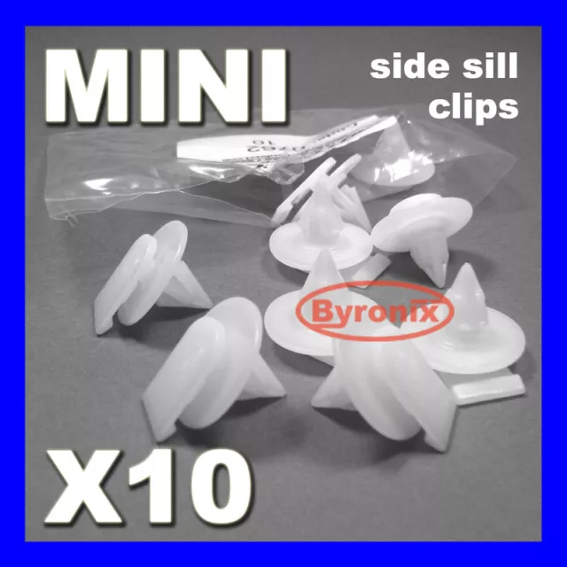 Bmw Mini Side Sill Skirt Trim Clips Fasteners One S Cooper R50 R53 R56 R57 R58