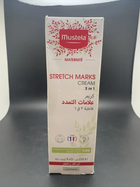 Mustela Maternite Stretch Marks Cream 8.45 oz Not Sealed Exp 6/25