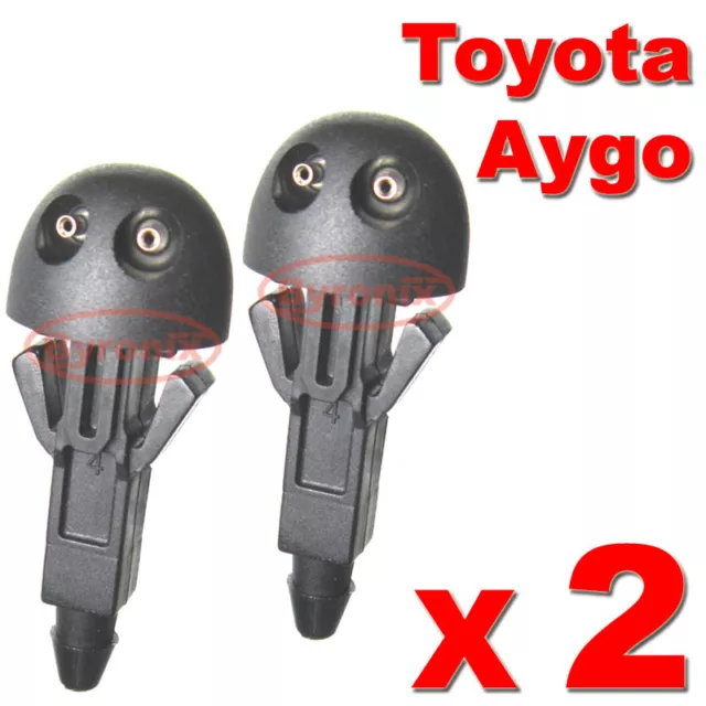 Toyota Aygo Lave-Brise Avant Jets Buse Eau X2