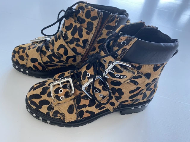 Topshop animal on sale hiker boots
