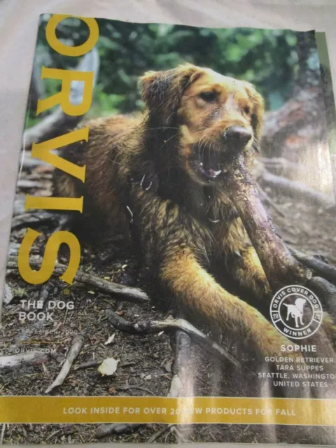 Orvis The Dog Book September 2020 Cover Dog Sophie Golden Retriever Brand New