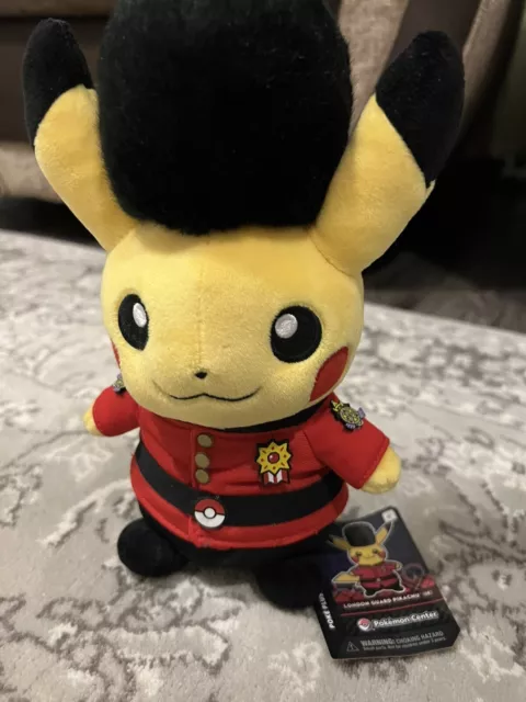 Pokemon Center Royal Guard Pikachu Plush Limited, English Pikachu