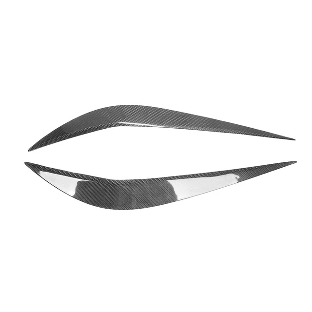 Phare Eye Couvercle Véhicule Pièce Carbone Fibre Noir Utile Durable 1pcs