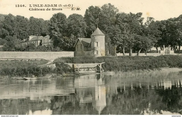 9835 cpa 95 L'Isle Adam - Château de Stors