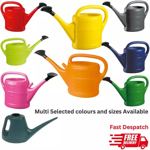 Watering Can Multi Colours Sizes for Home Outdoor Gardens plants Geli and Ward