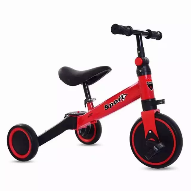 Panda Kids & Baby - 2 in1 Foldable Balance Bike & Tricycle 1.5-4 Years Push Car 3