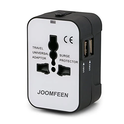 Adaptateur de Voyage, Adaptateur Universel Prises avec 2 USB, 3 en 1...