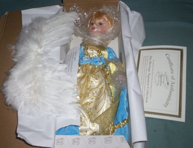 New In Box Heritage Signature Collection Blue Angel doll 48731 NIB