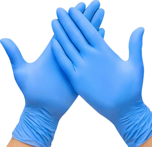 1000PC Non-Latex Disposable Nitrile Gloves Powder-Free Food/Industrial Grade MED