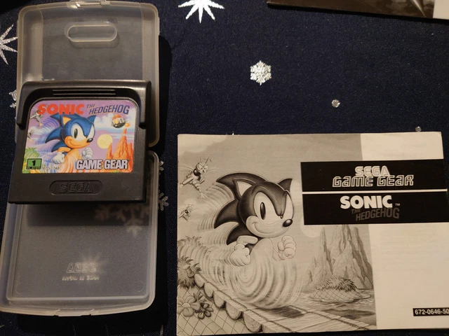 Jeu Vidéo Sonic The Hedgehog Pour Sega Game Gear - Version PAL - Bon état, Rétro Gaming