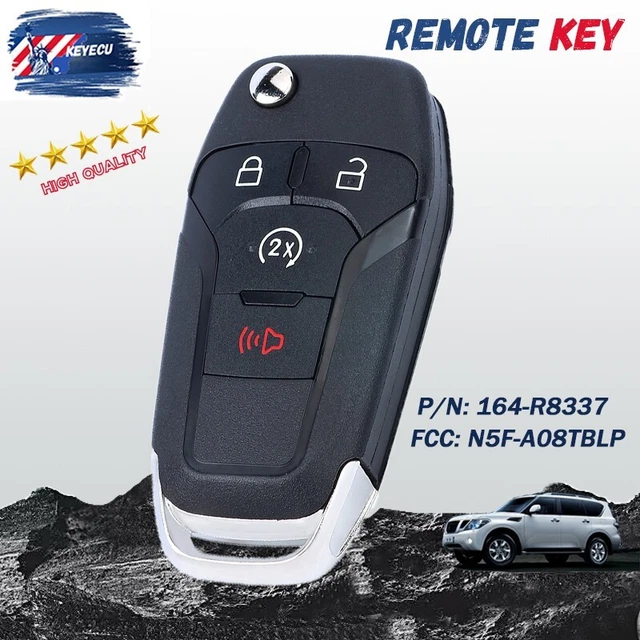 FOR 2023 2024 Ford F250 F350 F450 F550 Flip Remote Key Fob N5FA08TBLP