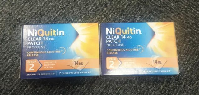 NiQuitin Clear 14mg Patch Nicotine - 7 Patches - Step 2