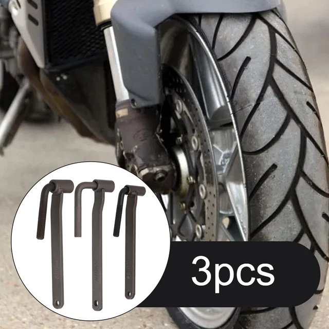 3pcs 8 9 10mm Metal Motorcycle Engine Valve Adjustment Tool Valve Screw Wrench