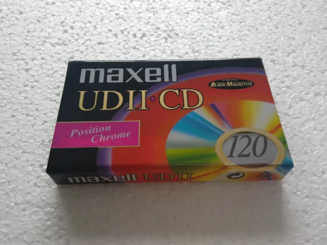 Maxell UDII CD 120 MC Kassette Tape NEU & OVP