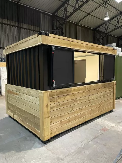 10ft x 8ft  Cladded Coffee Shop shipping container  - MILTON KEYNES