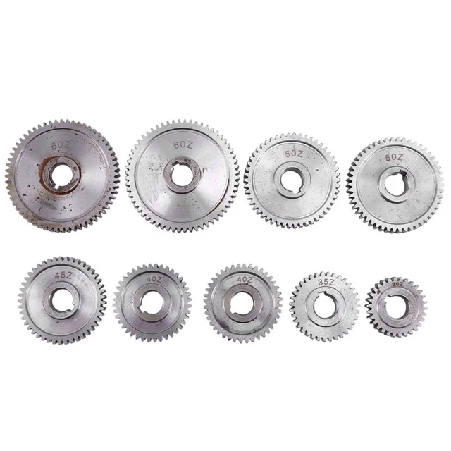 1X(9 Teile / Satz CJ0618 Haushalts Kleine Drehmaschine, Mikro Drehmaschine Getri