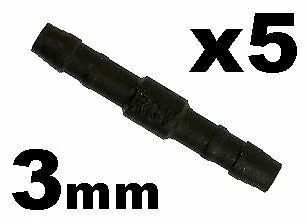 5mm Nylon Rohrverbinder Gerade 5mm Gerade Stachel-Verbinder Aus Nylon – Für Schläuche (Wasser, Luft, Kraftstoff), Blau Tefen Schlauchkupplung Blau