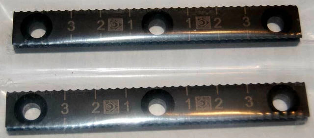 2 Pcs. Mitee-Bite 3.888"(A) x 0.50" (C) Talongrip Long Length Serrated Grips