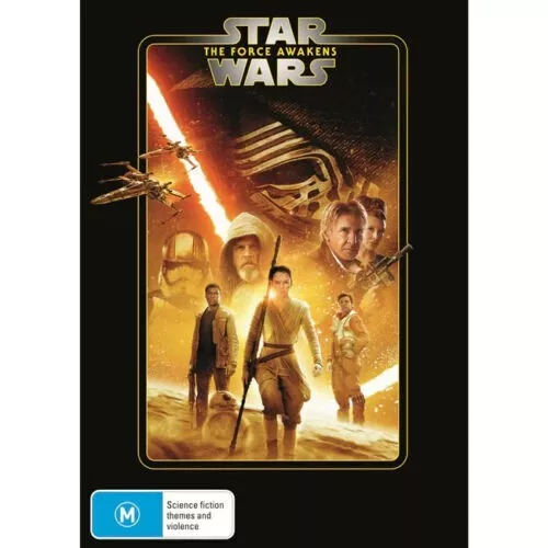 STAR WARS DVD Episode 7 The Force Awakens Region 4 Brand New & Sealed Free Post