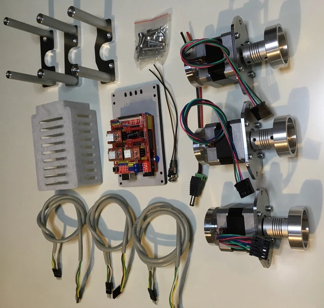 PROXXON MF70 CNC Kit Vexta Nema 17 Schrittmotor Handrad Steuerung ...