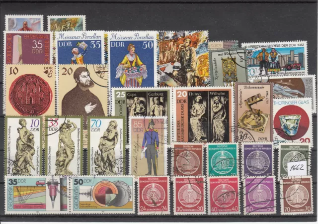 Lot Briefmarken Stamps Germany DDR  o (1662)