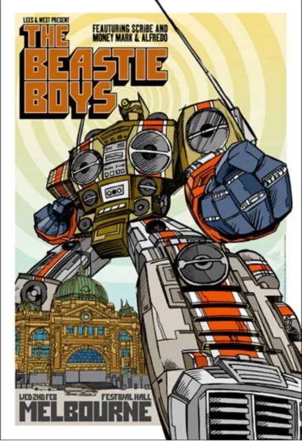 Beastie Boys Concert Poster