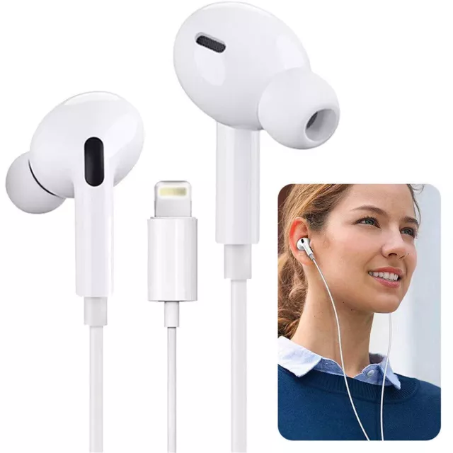 Kopfhörer für Apple 8PIN Headset Telefonie für iPhone 7 8 X 11 12 13 14 Pro Max