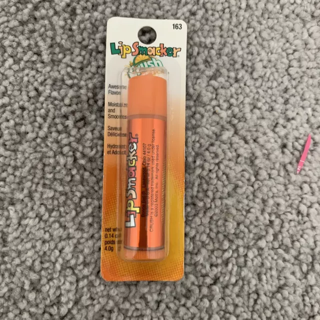 Vintage Lip Smacker Lip Gloss Orange Crush USA Made New Old Stock