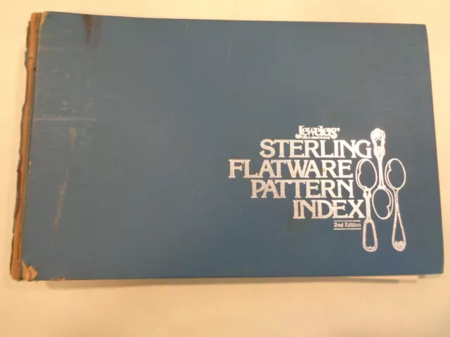 Jewelers Circular-Keystone - Sterling Flatware Pattern Index Identification Book