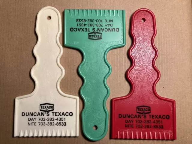 Vintage Texaco Advertising Gas Service Station Premium Ice Scraper Give Away (3)