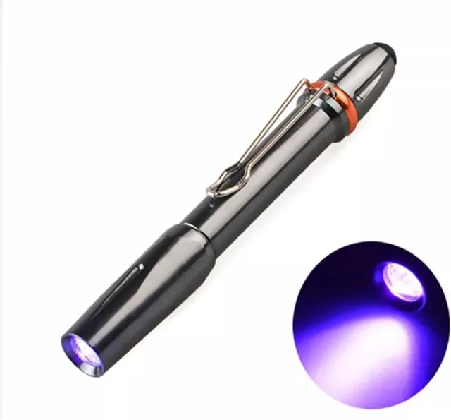 NEU✅ LED UV Ultra Violet Flashlight 395nM Blacklight Pen Torch Light Lamp-DE