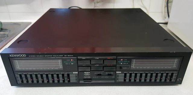 KENWOOD GE-900W GRAPHIC Equalizer. 9-Bands per Channel