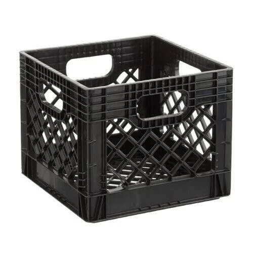 16QT Plastic Heavy-Duty Plastic Square Milk Crate